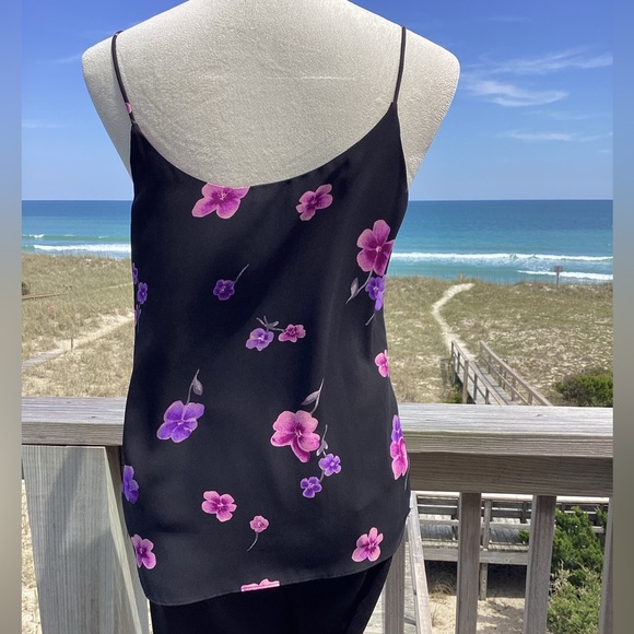 Bar III Black Floral Cami Tank - Picture 2 of 9